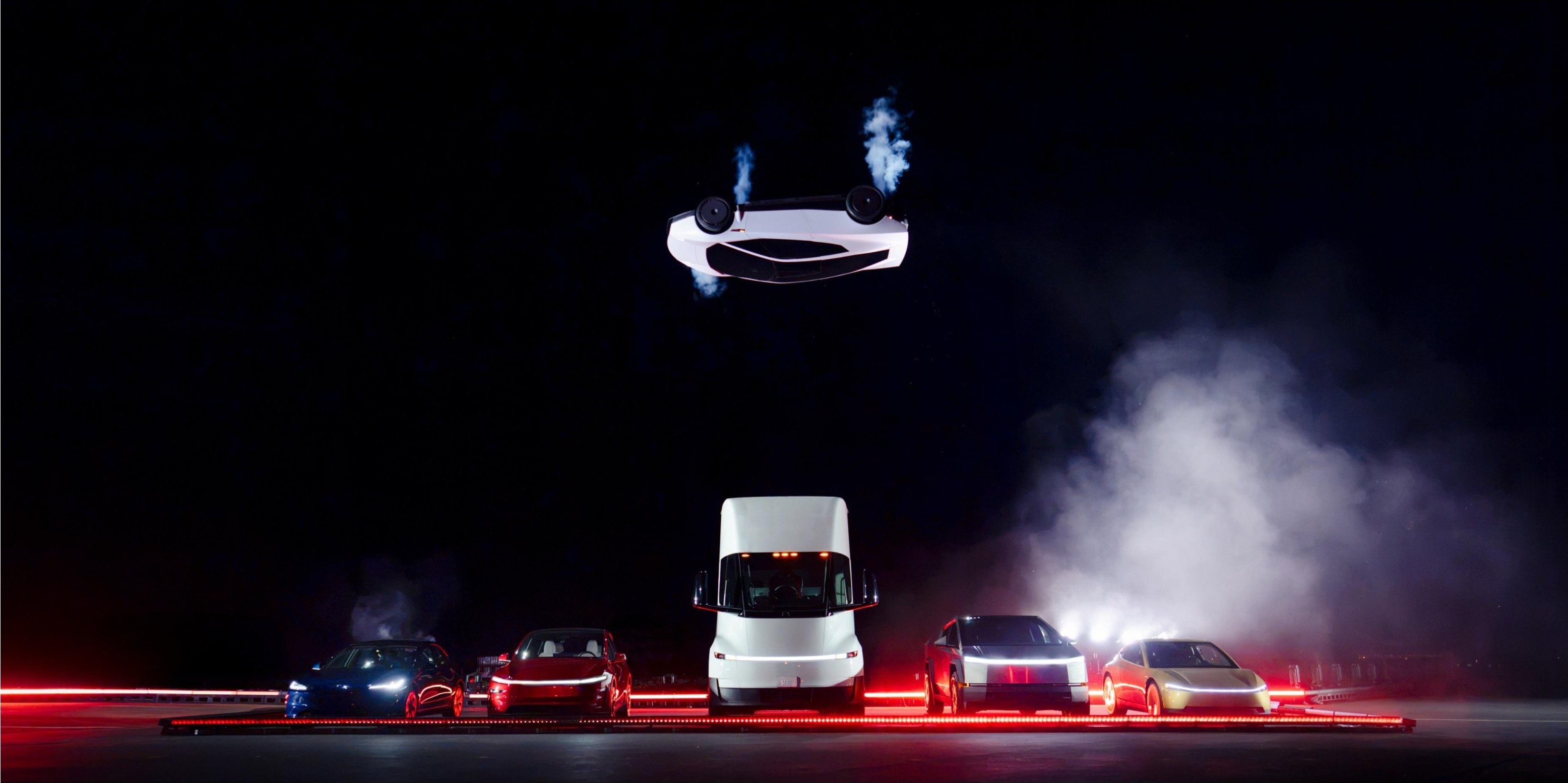 The Roadster flips over the Tesla line-up: Model S, Model 3, Semi, Cybertruck and Cybercab (Tesla Q3 2026 Update)